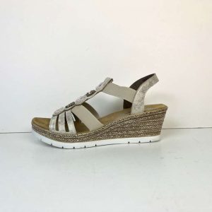 RIEKER 5116113 beige/guld